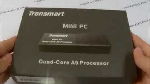 TRONSMART MK908 - OUT OF THE BOX