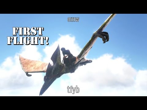 First Flight! - Ark: Survival Evolved - #2 - YouTube