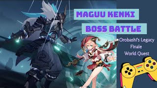 Fighting Maguu Kenki | Orobashis Legacy World Quest | Genshin Impact