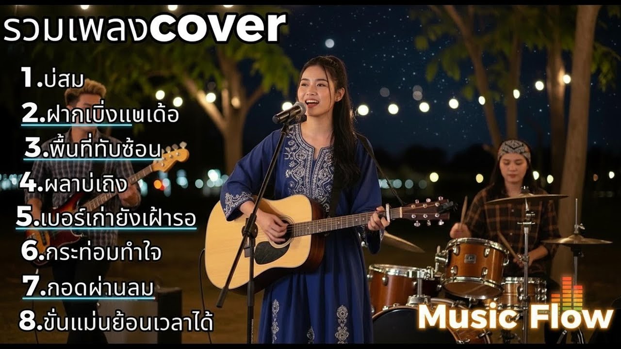 รวมเพลง Cover  Acoustic ช้าๆ ฟังสบาย |  Music Flow