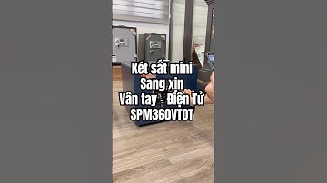 Két Sắt Việt Tiệp Mini SPM360 – Bảo Mật 3 Lớp: Vân Tay + Mã Số + Chìa Cơ, Kết Nối App Thông Minh