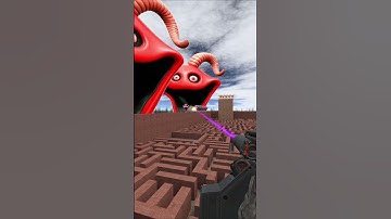 Destroying All the Hungry Snakes in the Maze #shorts