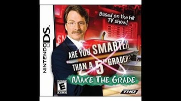 Nintendo DS Are You Smarter Than a 5th Grader? Make the Grade ORIGINAL RUN Game #1