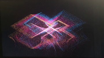 WebGL particle shaders for a live visual performance by Fragments()