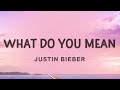 Justin Bieber - What Do You Mean (Lyrics)