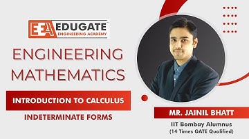 GATE | Engineering Mathematics | Calculus | Indeterminate Forms