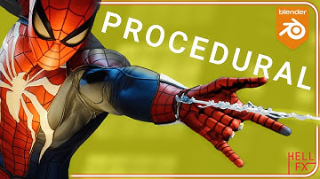 Spiderman Web Shooting Made Easy with Blender Geometry Nodes