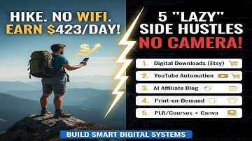 5 Lazy Side Hustles That Make Money While You Sleep (No Skills, No Camera)