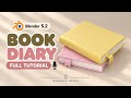How to Make a 3D Book / Diary in Blender 5.2 | Easy Blender Tutorial 📚✨