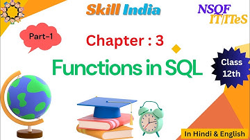 12th class: Ch-3 Functions in SQL (IT/ ITeS)
