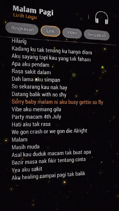lirik lagu aku sayang tapi kau yang tak paham