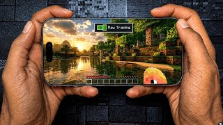 I Made Minecraft Look Ray Traced On iPhone 17🔥 screenshot 4