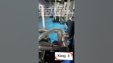 Helium leakage detector - Vacuum equipment leak detection.Kinge E - One Stop PVD Solution Provider