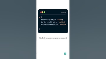 CSS Border Style Part 3 #programming #shorts