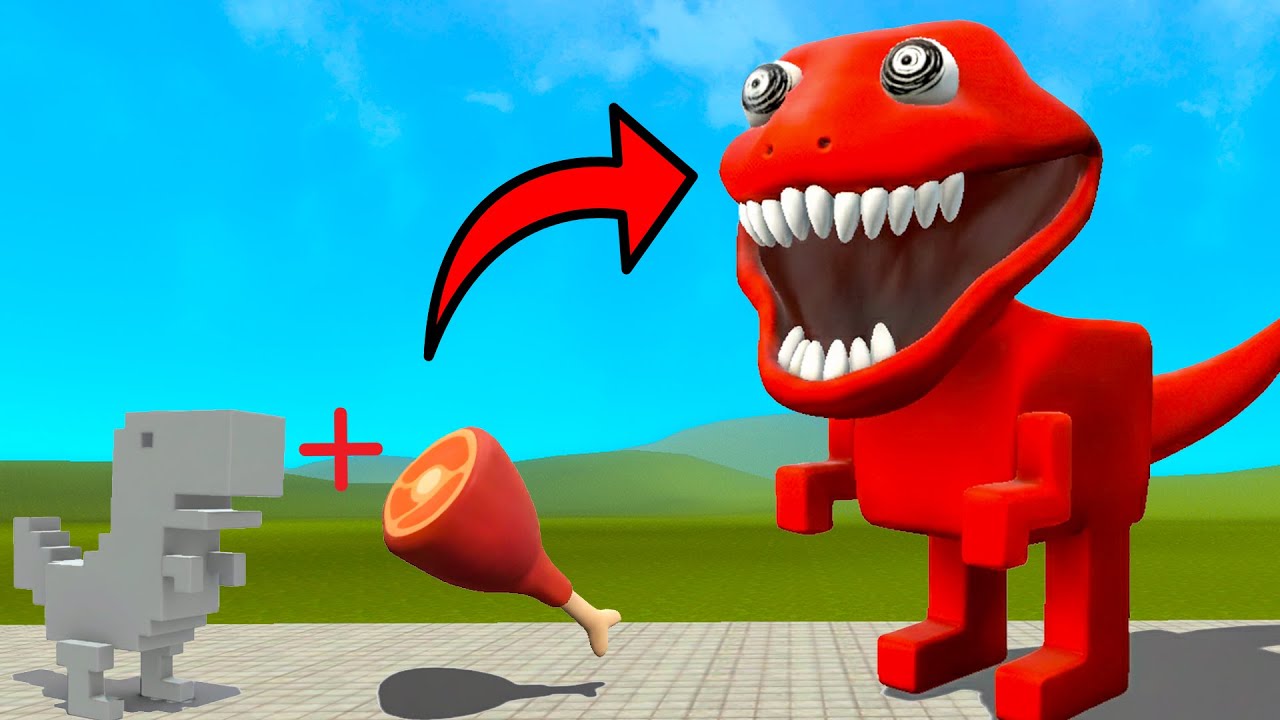 DONT PLAY ROBLOX CHROME DINOSAUR RUN GAME In Garry's Mod!
