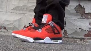 jordan 4 toro on feet