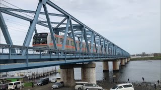 江戸川放水路を渡る東葉高速2000系2008編成