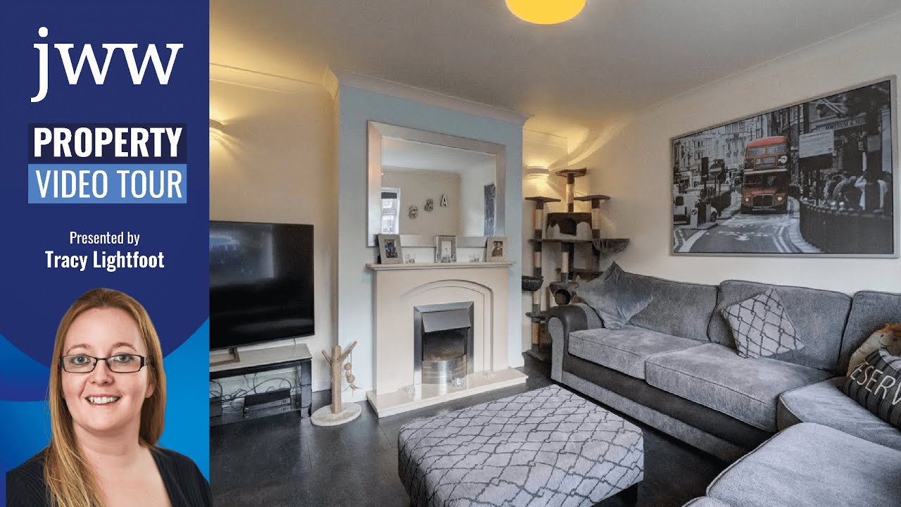 3 BED HOUSE FOR SALE. 35 Moorland Crescent, Consett, County Durham, DH8