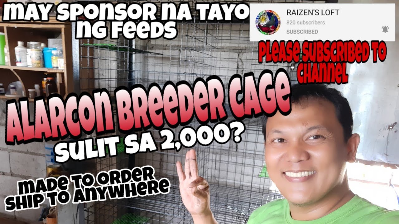 Alarcon breeder cage tapos na, mura lang abot kaya, pang masa! May sponsor na tayo ng patuka bigtime