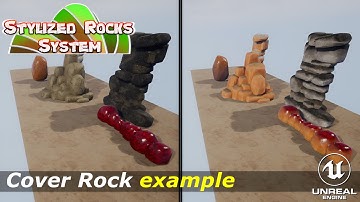 07 - Stylized Rock System Create a top/integral cover texture Procedurally in Unreal Engine 5