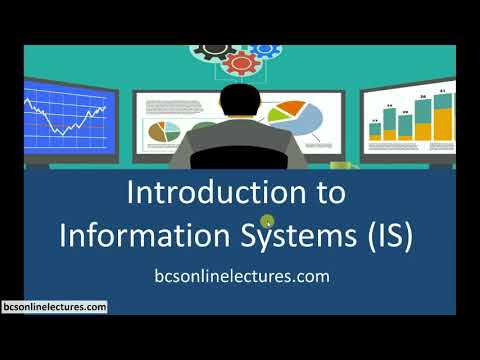 Introduction to Information Systems BCS IS Lecture 1.0