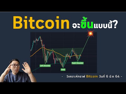 หรือ Bitcoin จะขึ้นท่านี้ (H&S Pattern) l บทวิเคราะห์กราฟบิดคอยน์ วันที่ 6 มี.ค. 2564