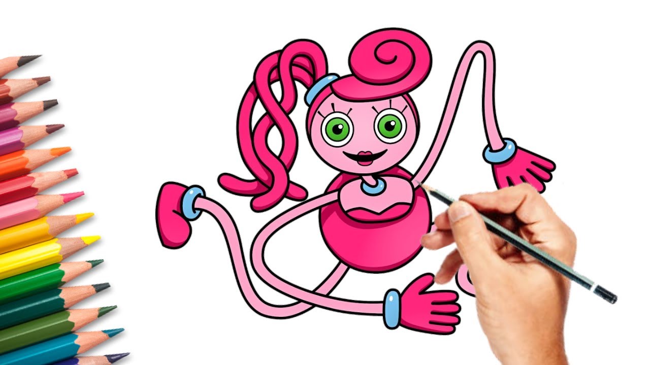 How to draw Mommy Long Legs  Poppy Playtime step by step 