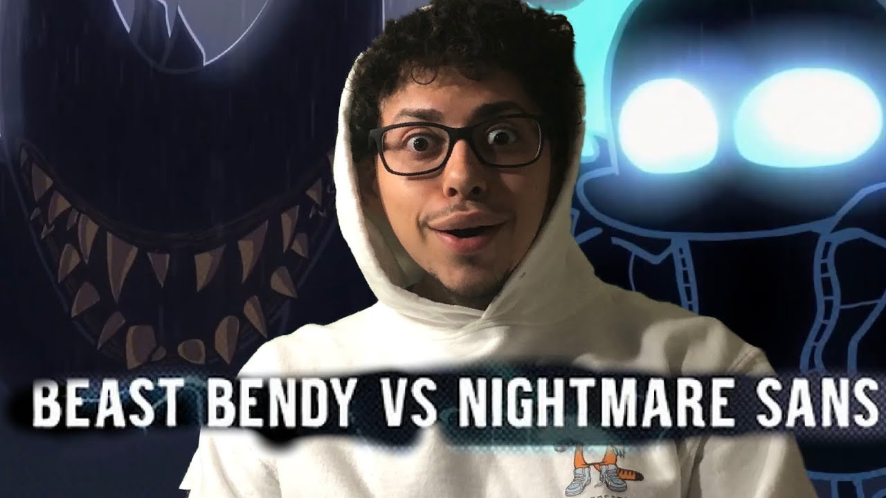 NIGHTMARE SANS VS BEAST BENDY (PART2) on Make a GIF