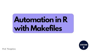 Automated Workflows in R with Makefiles