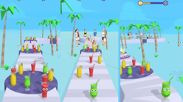 Juice Run - All Levels gameplay walkthrough Lvls 21-22 Android,ios)