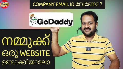 ഒരു WEBSITE തുടങ്ങിയാലോ ? GODADDY - ബെസ്റ്റ് WEBHOSTING  IN INDIA AT BEST RATE