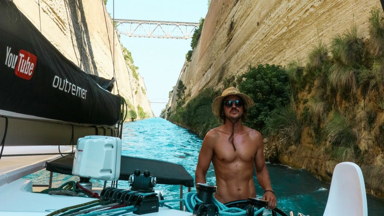 Our Journey through the Famous Corinth Canal! (Sailing La Vagabonde) Ep. 118