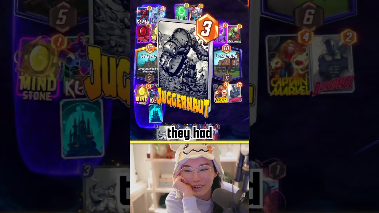 Juggernaut SAVES the Game vs a Thanos Deck 😎😎😎 #marvelsnap #shorts