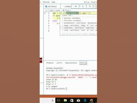 how to write a python program to check whether a person is eligible to ...