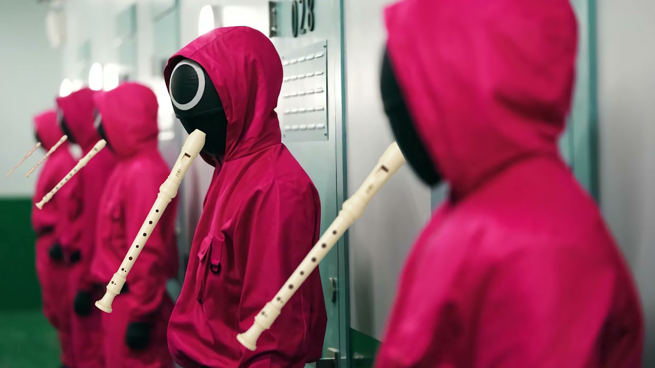 Squid Game (Pink Soldiers) Bad Flute Cover YouTube