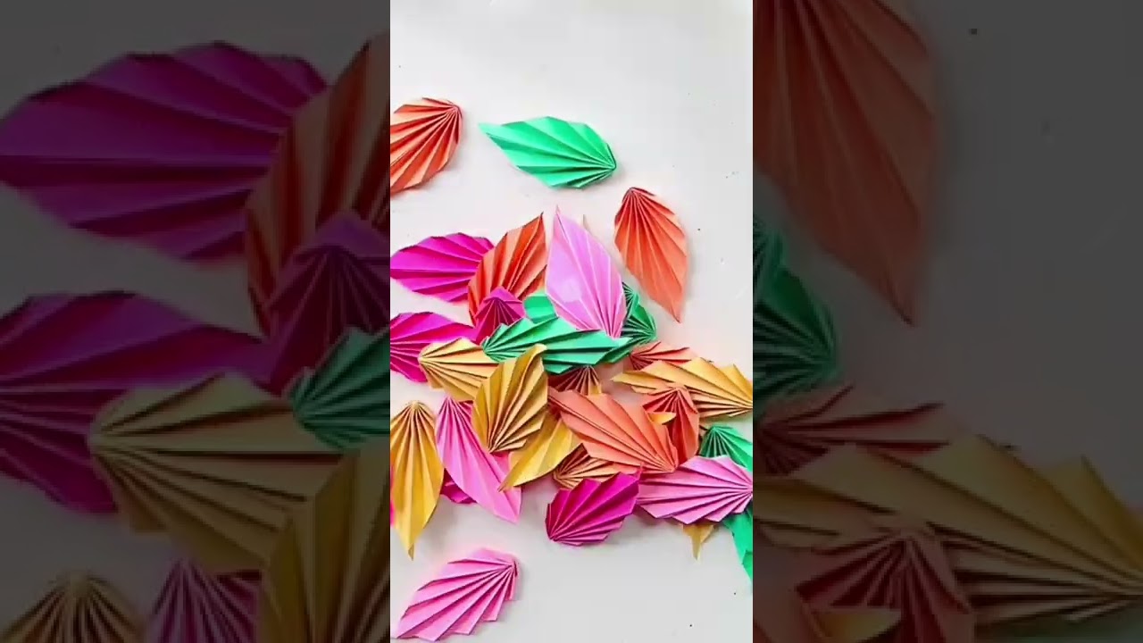 Paper flower wall hanging decorations