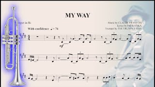 Video thumbnail of "My Way (Frank Sinatra) - Bb Trumpet Sheet Music"