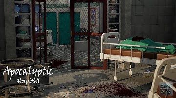 Apocalyptic hospital environment for games | Game developers | UE5 For Games