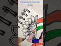 Republic day special mandala art🇮🇳l Easy Bharat mata tiranga painting l#republicday#bharat#indian
