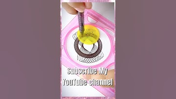 Mesmerizing Spirograph Relaxing Calming Art for Meditation! #shorts #art #spirograph #trending #asmr