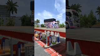 CARA PARKIR DIATAS SPBU DIBUSSID‼️👆 #shorts #bussid #trend #viralvideo screenshot 5