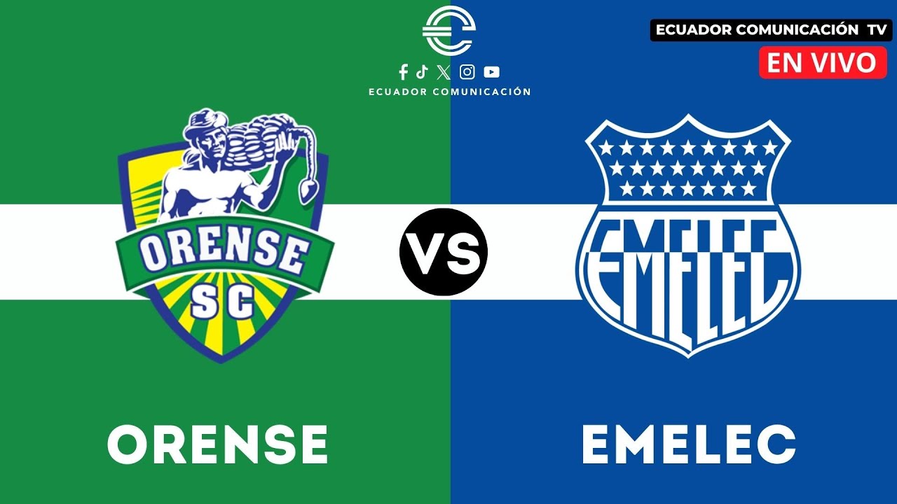 ORENSE VS EMELEC - EN VIVO LIGA PRO 2024 - FORMATO RADIO - FECHA 5 ...