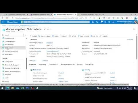 How to host a static website with Azure Storage | Azure Tips and Tricks | 2023