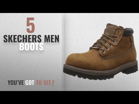 skechers sergeants enlisted men's waterproof work boots