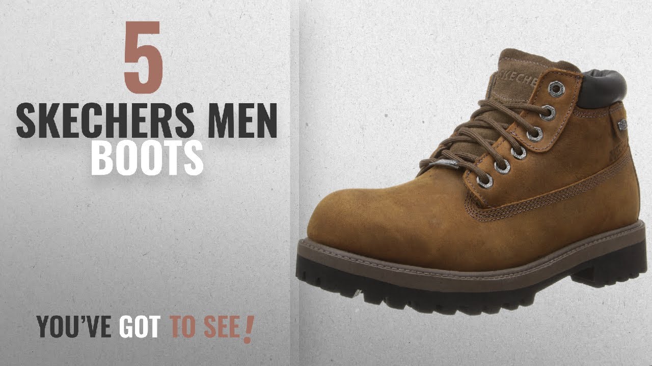 skechers sergeants verdict men's boots
