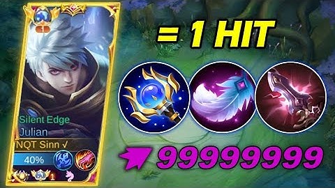 JULIAN 1 HIT BUILD ( DELETE ALL ENEMY ) TOP GLOBAL JULIAN MOBILE LEGEND BANG BANG