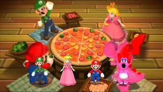 Mario Party 9 Garden Battle - Luigi Vs Peach Vs Mario Vs Birdo| Cartoons Mee