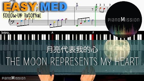 [Piano Cover] THE MOON REPRESENTS MY HEART_月亮代表我的心 with sheet