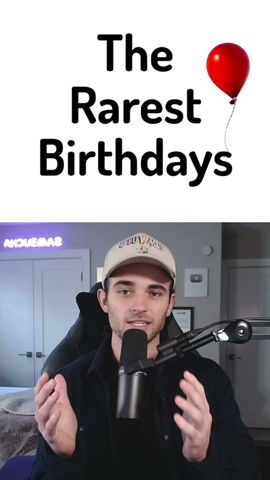 The Rarest Birthdays