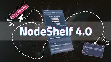 Manage Geometry Node Groups with NodeShelf 2.0 Update - Blender Add-on